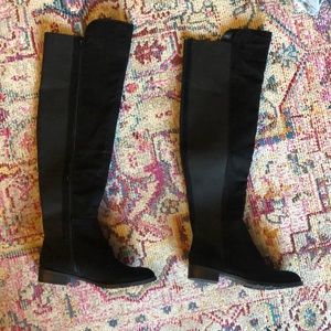 NWOT Size 8 Faux Suede Over-the-knee Boots